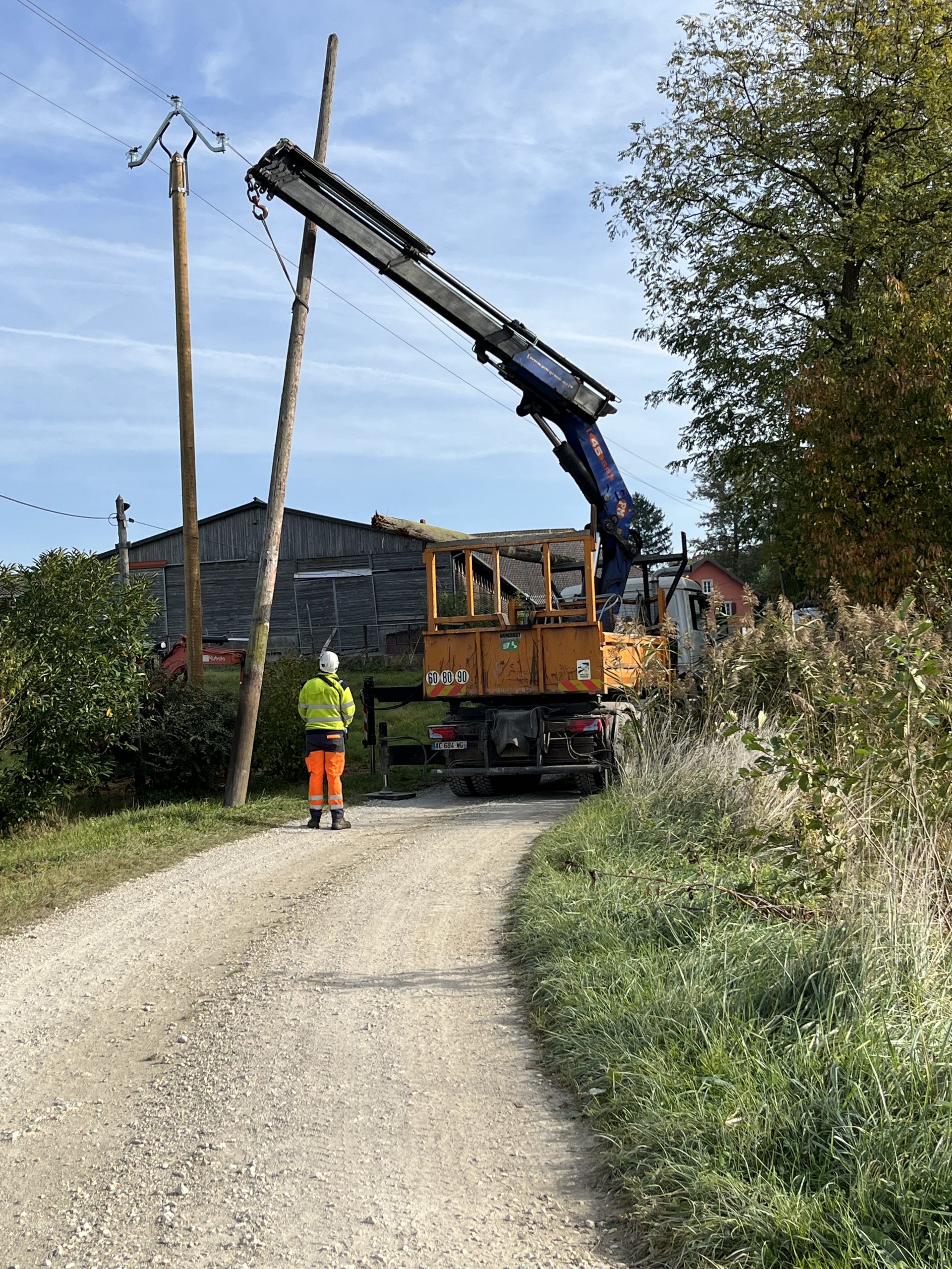 Dépose de l’ancien support bois